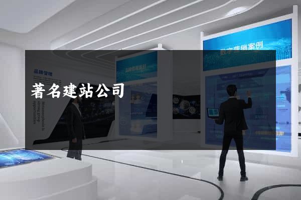 著名建站公司