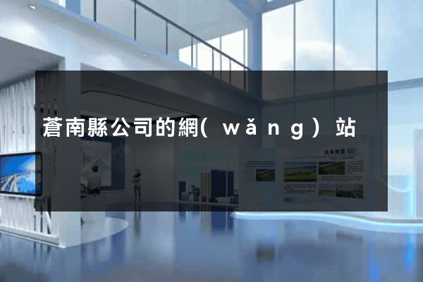 蒼南縣公司的網(wǎng)站