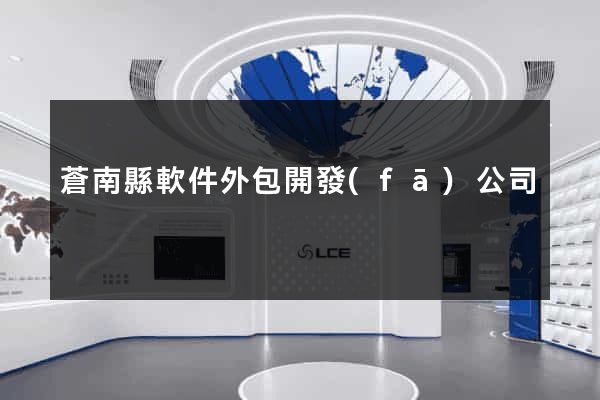 蒼南縣軟件外包開發(fā)公司