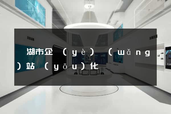 蕪湖市企業(yè)網(wǎng)站優(yōu)化