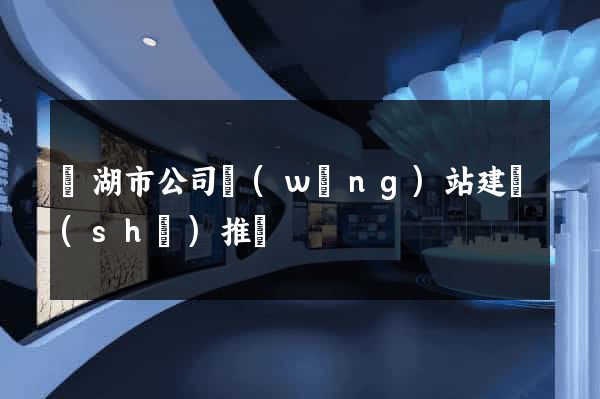 蕪湖市公司網(wǎng)站建設(shè)推廣