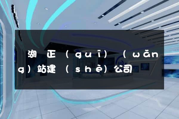 蕪湖縣正規(guī)網(wǎng)站建設(shè)公司