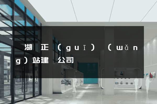 蕪湖縣正規(guī)網(wǎng)站建設公司