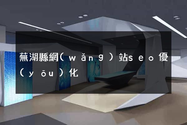 蕪湖縣網(wǎng)站seo優(yōu)化