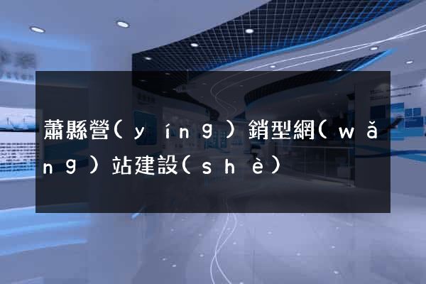 蕭縣營(yíng)銷型網(wǎng)站建設(shè)