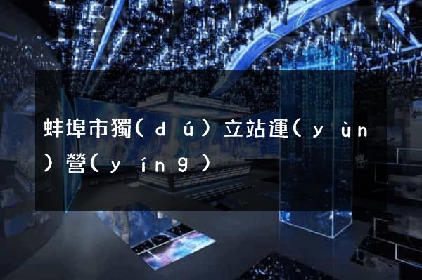 蚌埠市獨(dú)立站運(yùn)營(yíng)