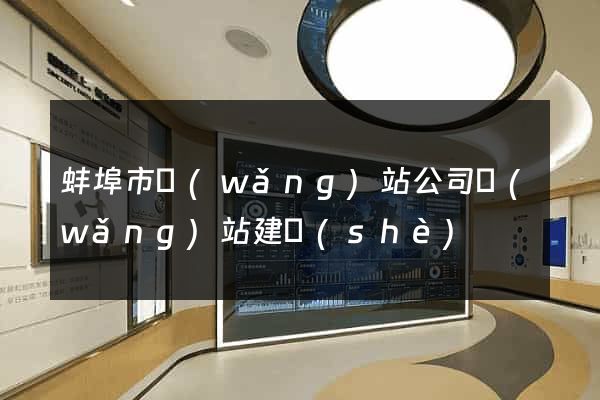 蚌埠市網(wǎng)站公司網(wǎng)站建設(shè)