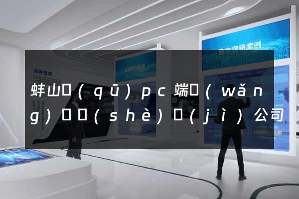 蚌山區(qū)pc端網(wǎng)頁設(shè)計(jì)公司