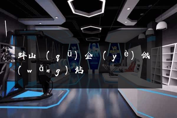 蚌山區(qū)企業(yè)做網(wǎng)站