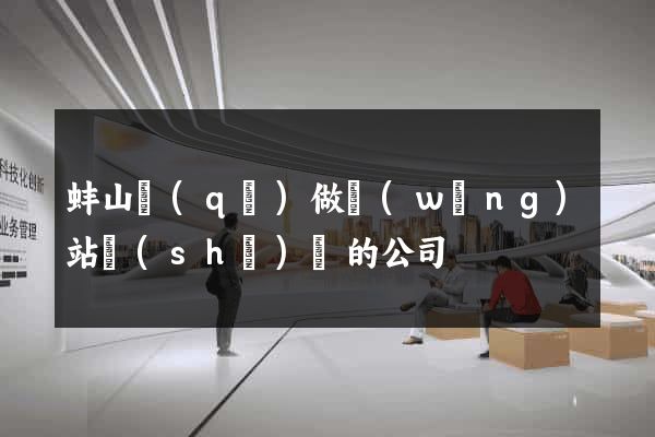 蚌山區(qū)做網(wǎng)站設(shè)計的公司