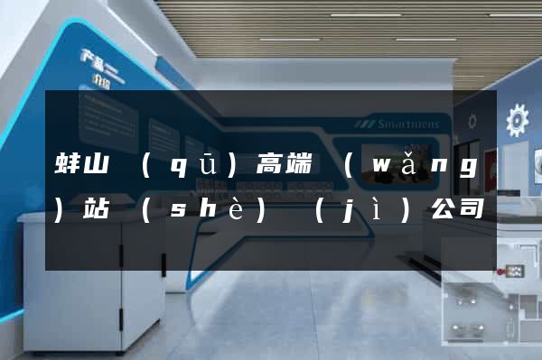 蚌山區(qū)高端網(wǎng)站設(shè)計(jì)公司