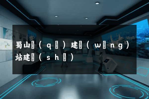 蜀山區(qū)建網(wǎng)站建設(shè)