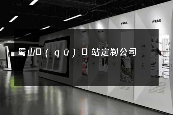 蜀山區(qū)網站定制公司