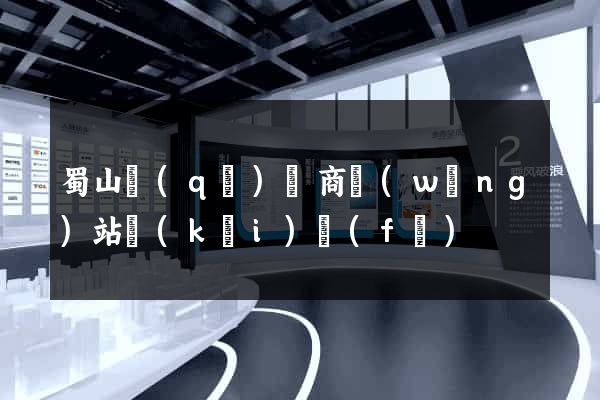 蜀山區(qū)電商網(wǎng)站開(kāi)發(fā)