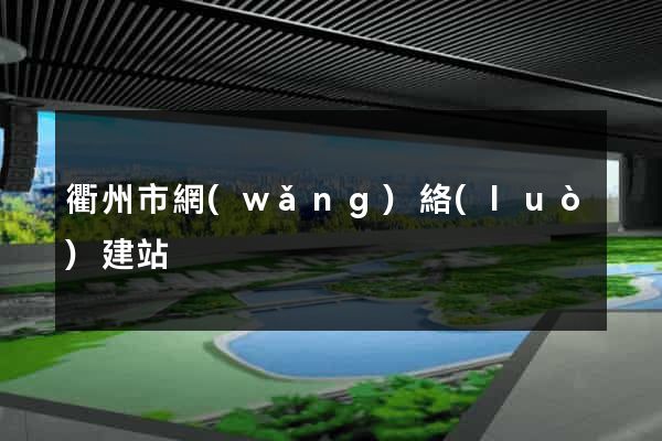 衢州市網(wǎng)絡(luò)建站