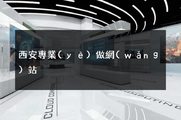 西安專業(yè)做網(wǎng)站