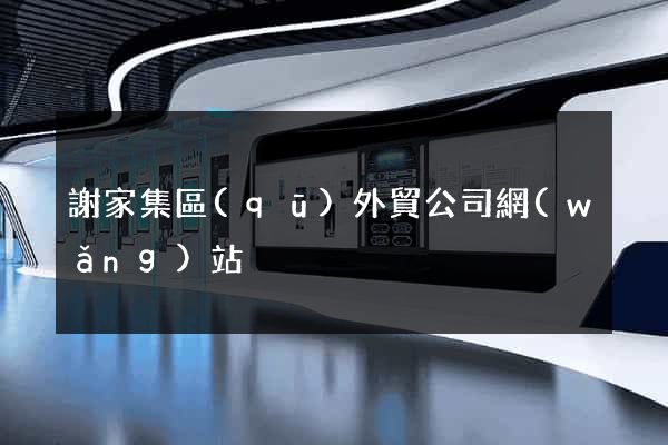 謝家集區(qū)外貿公司網(wǎng)站