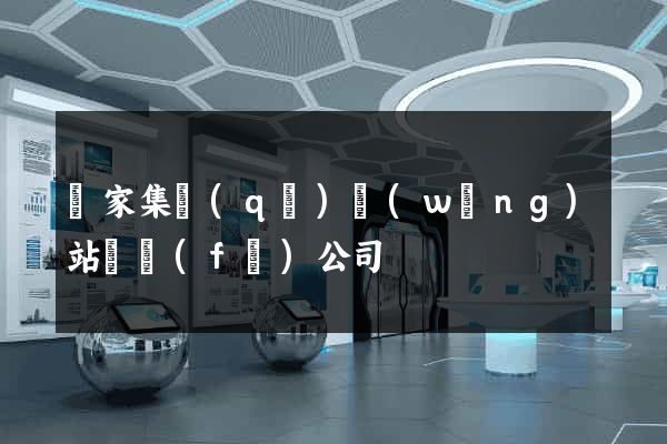 謝家集區(qū)網(wǎng)站開發(fā)公司