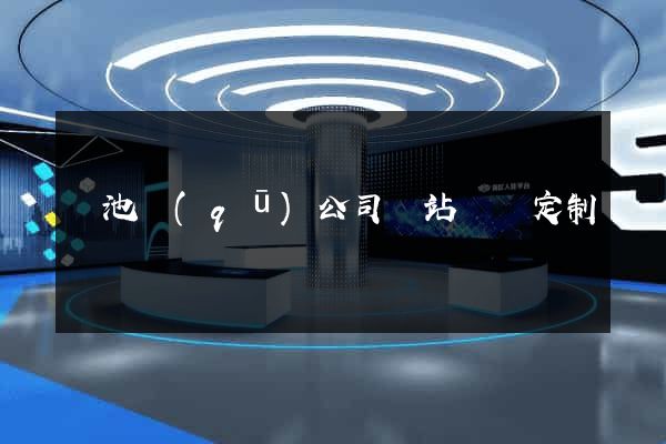 貴池區(qū)公司網站設計定制