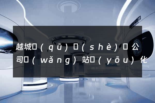 越城區(qū)設(shè)計公司網(wǎng)站優(yōu)化