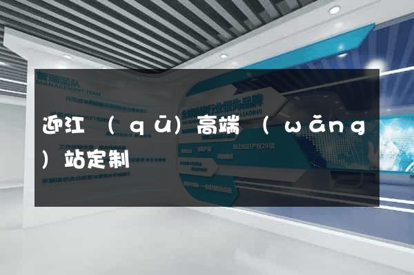 迎江區(qū)高端網(wǎng)站定制