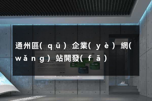 通州區(qū)企業(yè)網(wǎng)站開發(fā)
