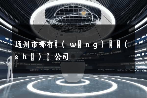通州市哪有網(wǎng)頁設(shè)計公司