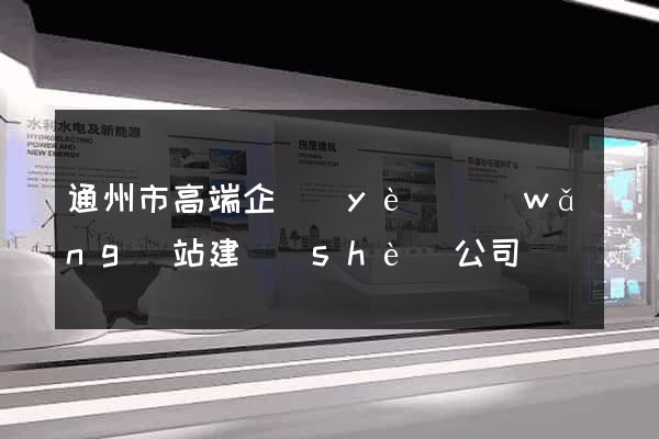 通州市高端企業(yè)網(wǎng)站建設(shè)公司