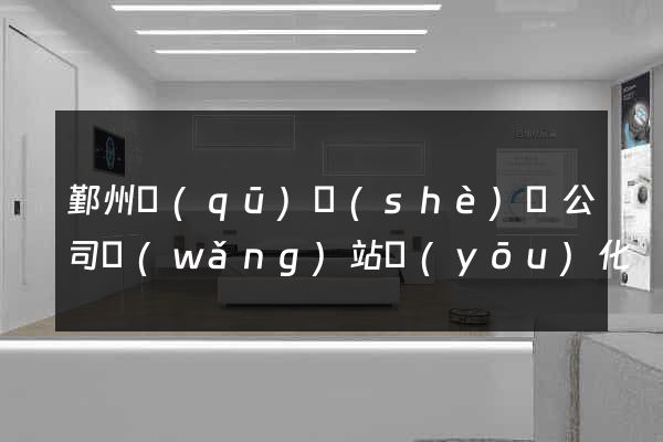 鄞州區(qū)設(shè)計公司網(wǎng)站優(yōu)化