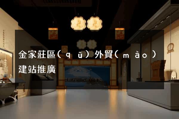 金家莊區(qū)外貿(mào)建站推廣