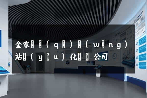 金家莊區(qū)網(wǎng)站優(yōu)化設計公司
