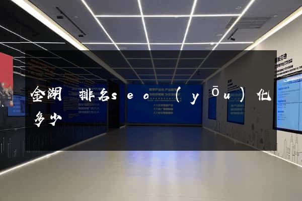 金湖縣排名seo優(yōu)化多少錢