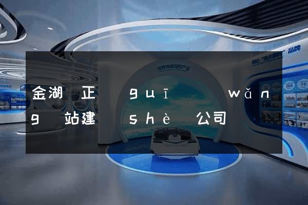 金湖縣正規(guī)網(wǎng)站建設(shè)公司