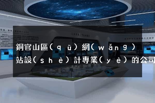 銅官山區(qū)網(wǎng)站設(shè)計專業(yè)的公司
