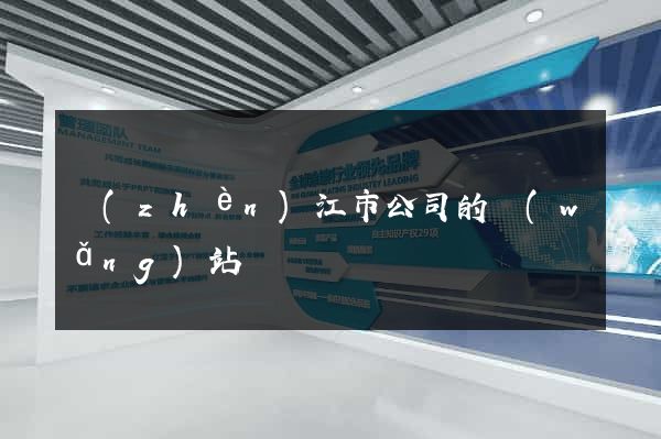 鎮(zhèn)江市公司的網(wǎng)站