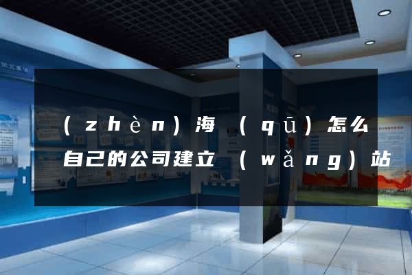 鎮(zhèn)海區(qū)怎么給自己的公司建立網(wǎng)站