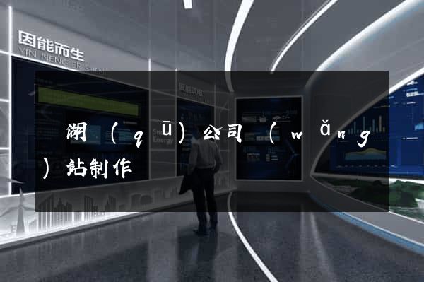 鏡湖區(qū)公司網(wǎng)站制作