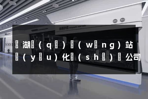 鏡湖區(qū)網(wǎng)站優(yōu)化設(shè)計公司