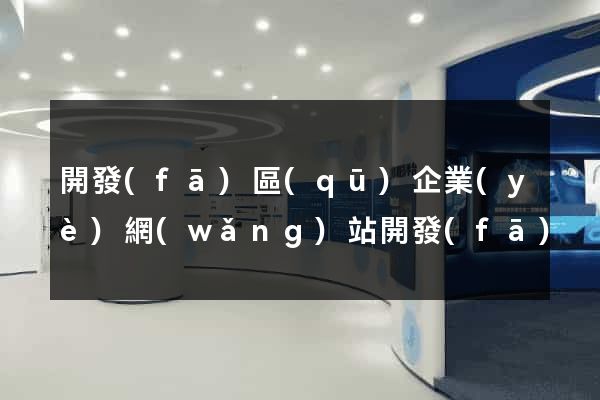 開發(fā)區(qū)企業(yè)網(wǎng)站開發(fā)