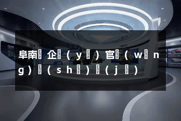 阜南縣企業(yè)官網(wǎng)設(shè)計(jì)
