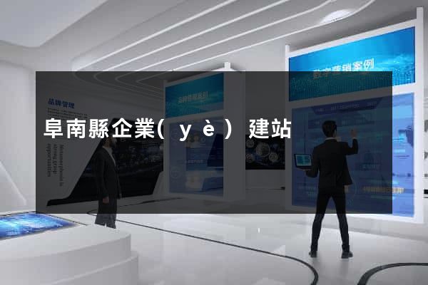 阜南縣企業(yè)建站
