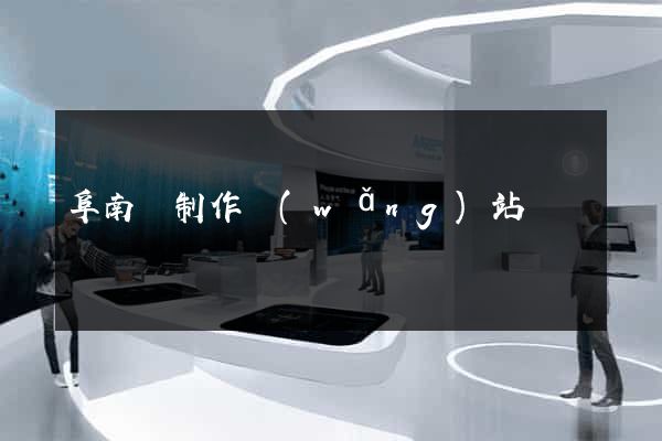 阜南縣制作網(wǎng)站