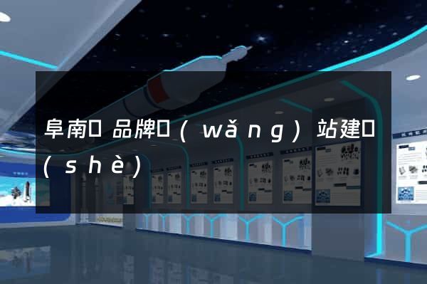 阜南縣品牌網(wǎng)站建設(shè)