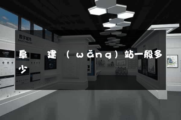 阜寧縣建網(wǎng)站一般多少錢