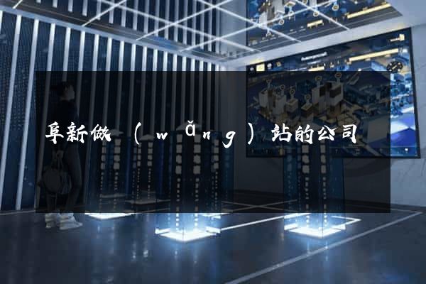 阜新做網(wǎng)站的公司