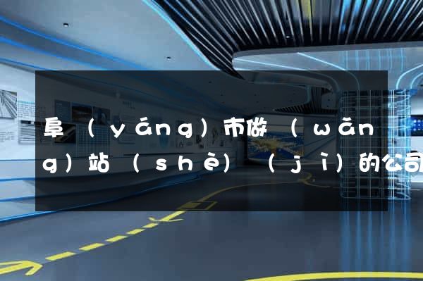 阜陽(yáng)市做網(wǎng)站設(shè)計(jì)的公司