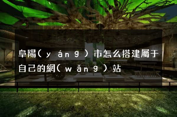 阜陽(yáng)市怎么搭建屬于自己的網(wǎng)站