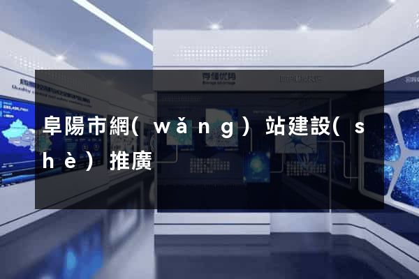阜陽市網(wǎng)站建設(shè)推廣