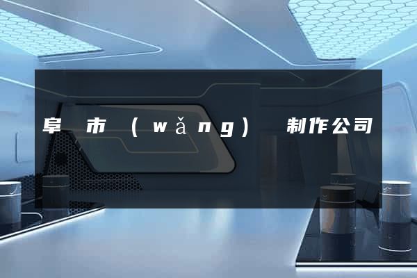 阜陽市網(wǎng)頁制作公司