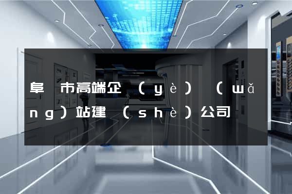 阜陽市高端企業(yè)網(wǎng)站建設(shè)公司